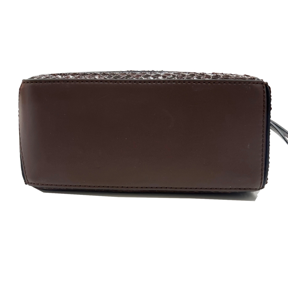 Loewe Puzzle Mini 2WAY Handbag Shoulder Bag Python Brown - Picture 5 of 12